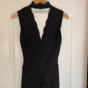 Bebe Black Lace Romper